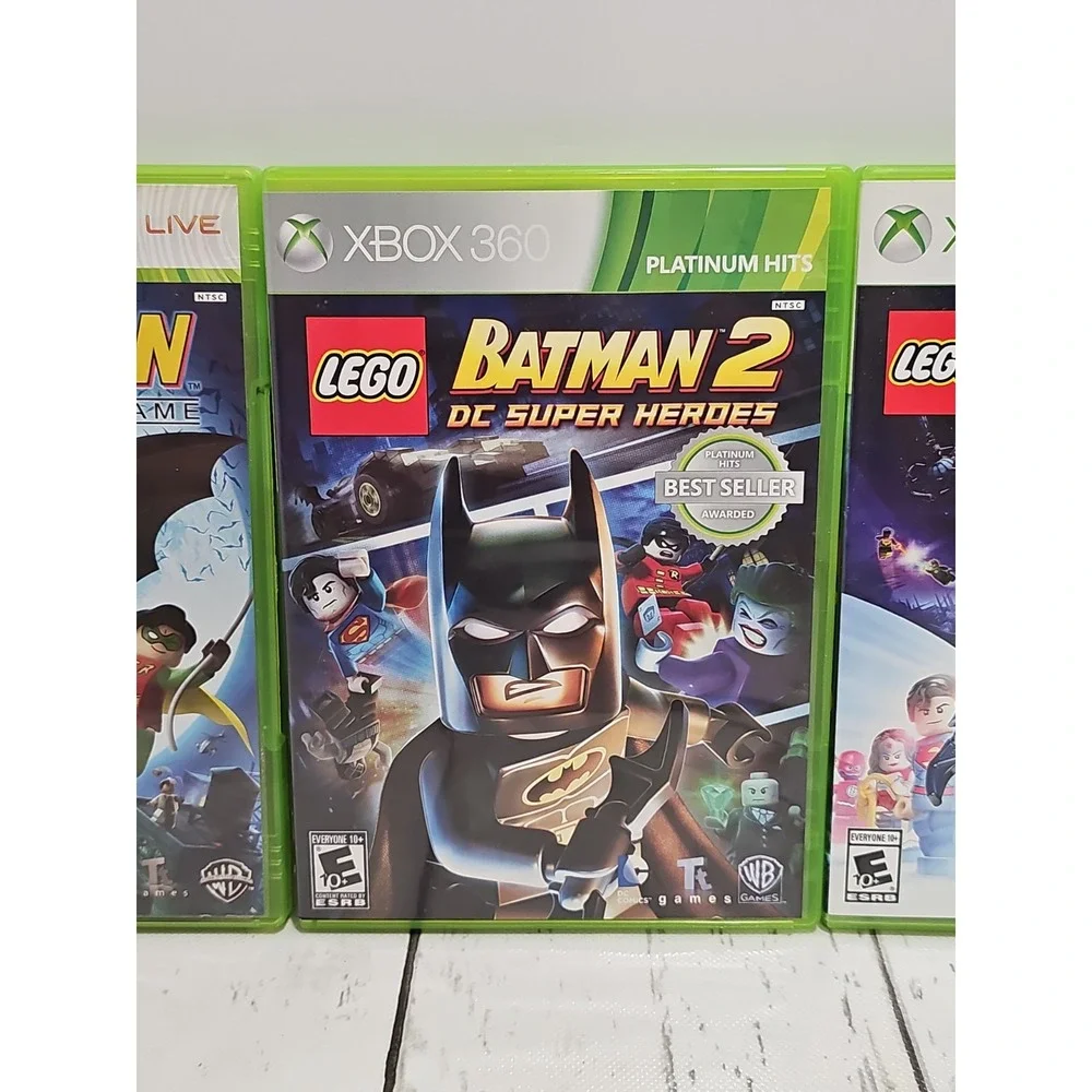 Xbox 360 Lego Batman 1 2 and 3 series